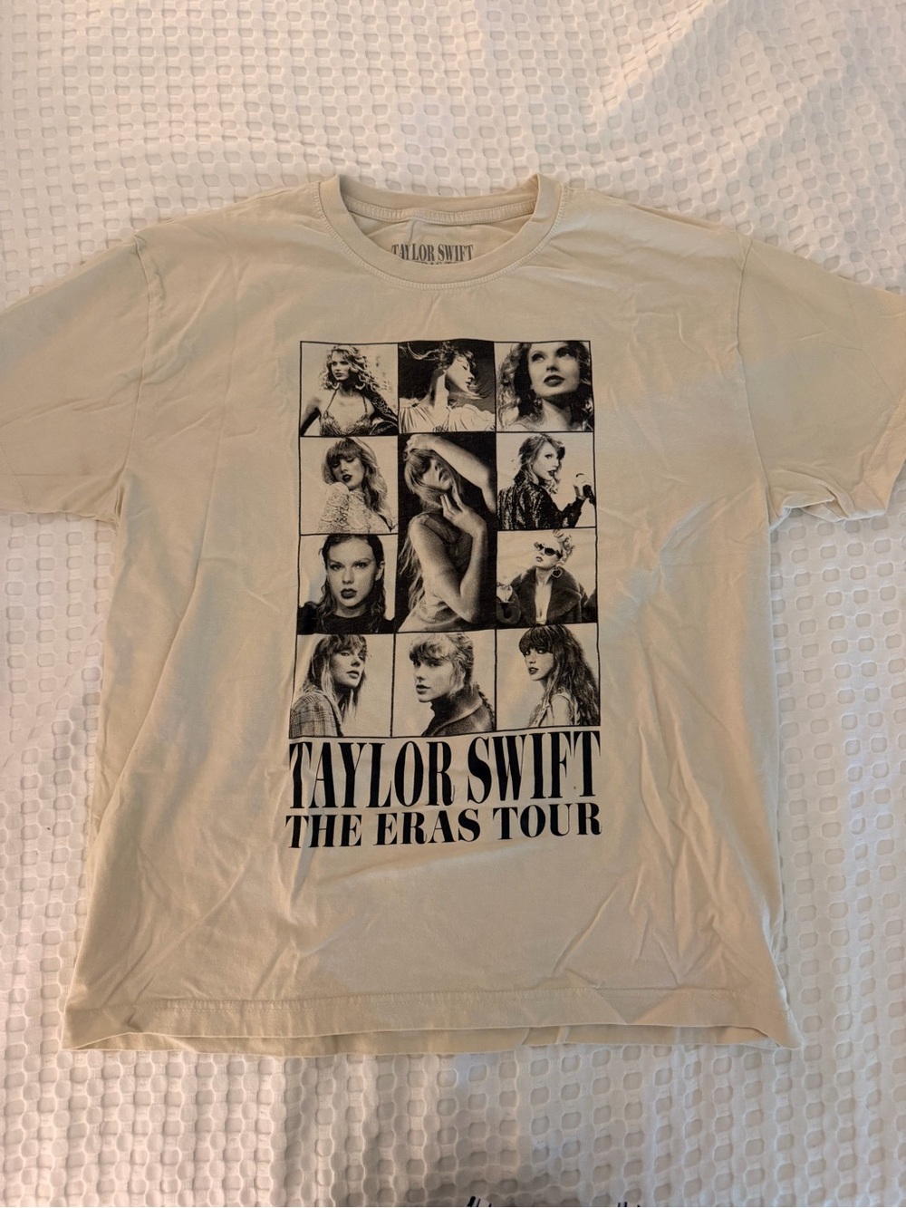 Taylor Swift Cream The Eras Tour Photo Collage Tee